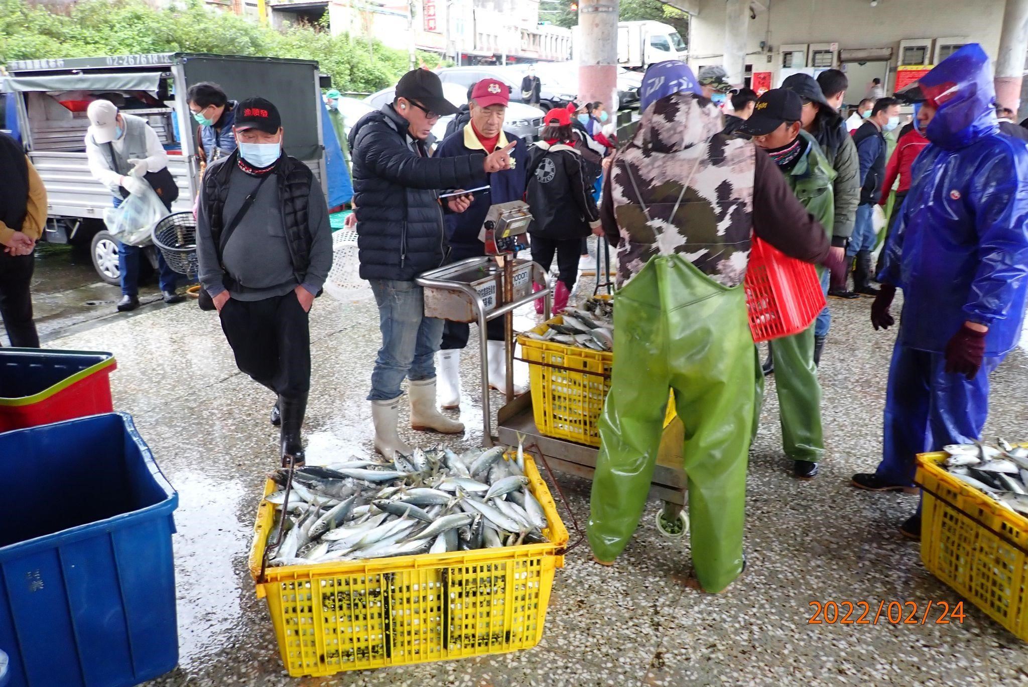 圖6.盤商整秤過磅區