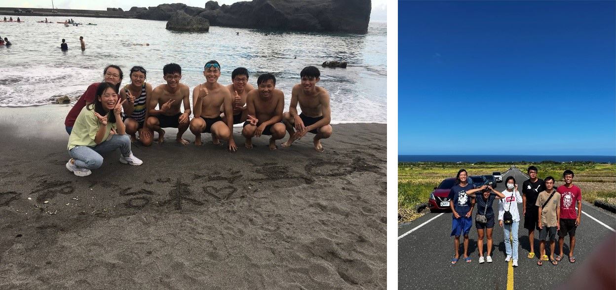 工作之餘，學長姐也帶著我們探索美麗的臺東