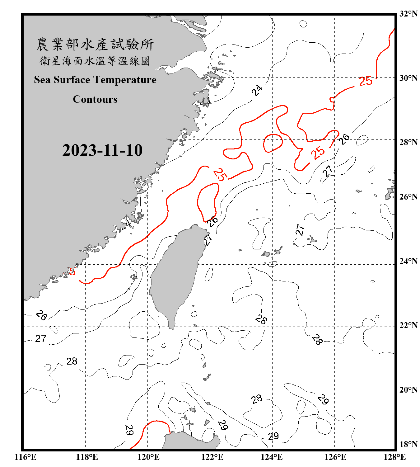 domain-taiwan_20231110090000-JPL-L4_GHRSST-SSTfnd-MUR-GLOB-v02.0-fv04.1.nc_contour_only
