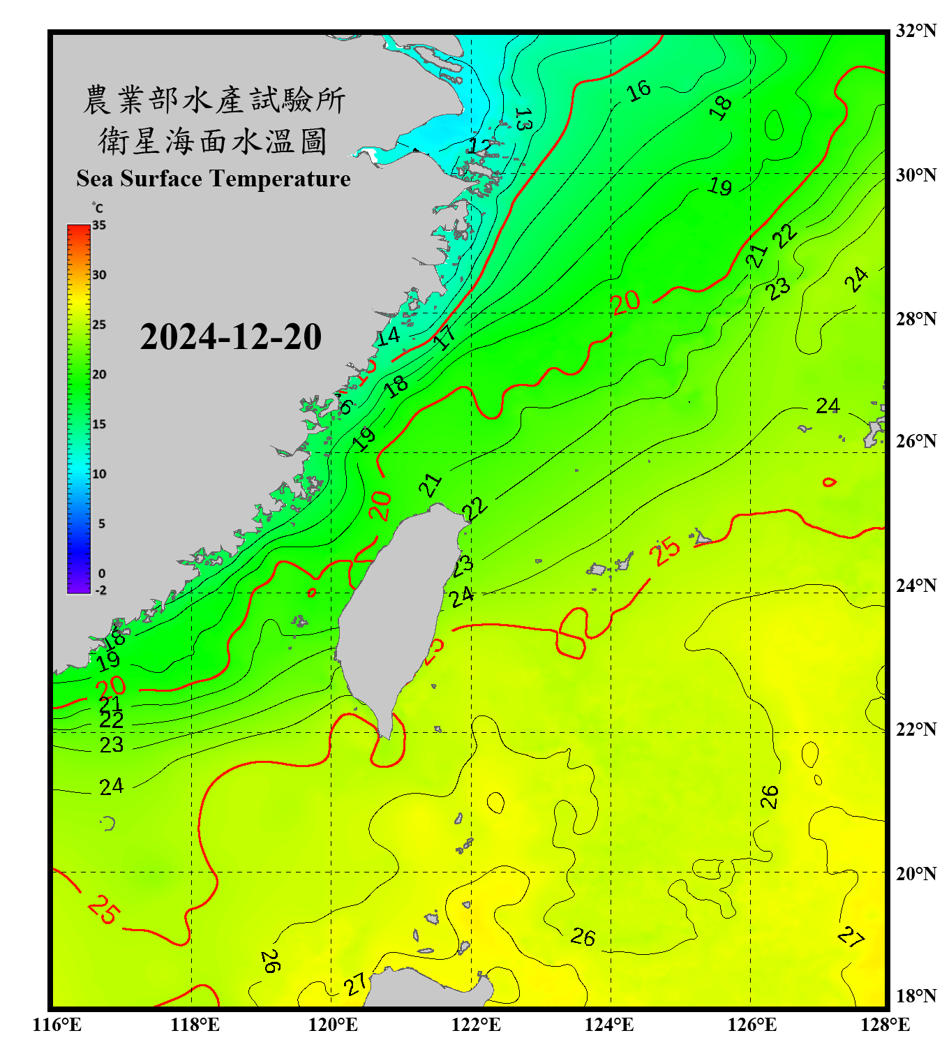 衛星水溫影像圖
