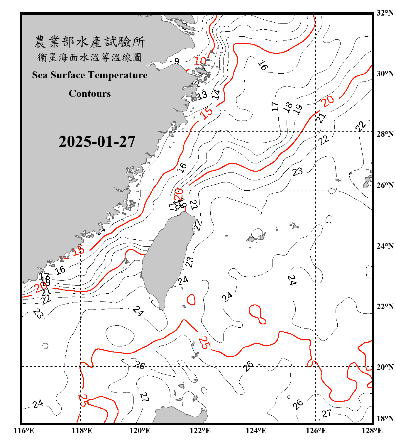 domain-taiwan_20250129090000-JPL-L4_GHRSST-SSTfnd-MUR-GLOB-v02.0-fv04.1.nc_contour_only