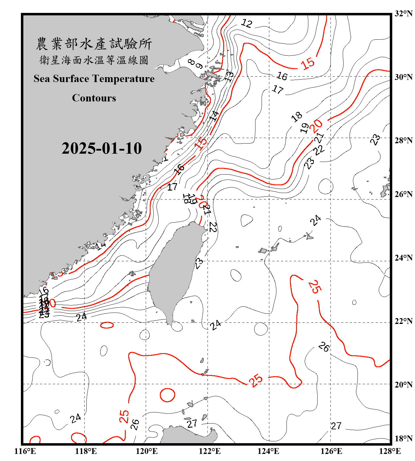 domain-taiwan_20250110090000-JPL-L4_GHRSST-SSTfnd-MUR-GLOB-v02.0-fv04.1.nc_contour_only