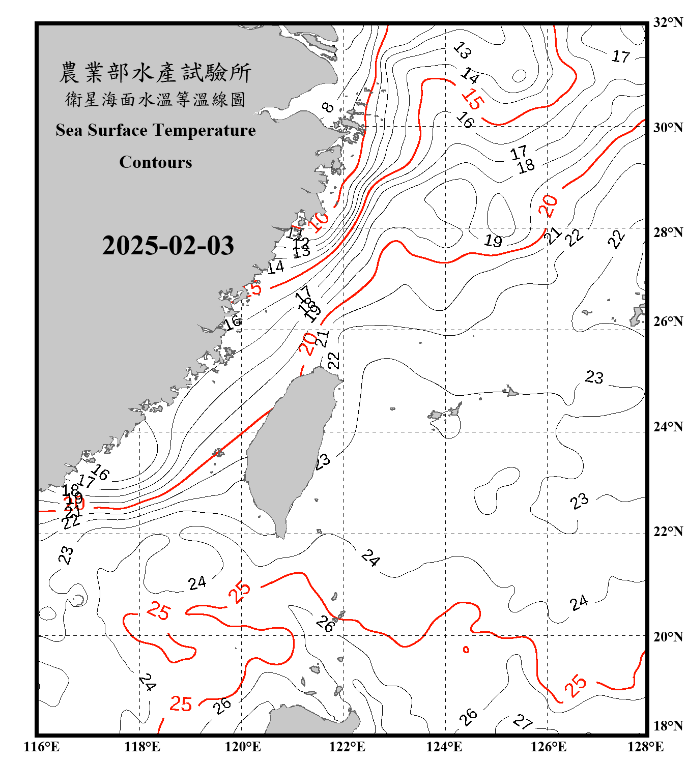 domain-taiwan_20250203090000-JPL-L4_GHRSST-SSTfnd-MUR-GLOB-v02.0-fv04.1.nc_contour_only