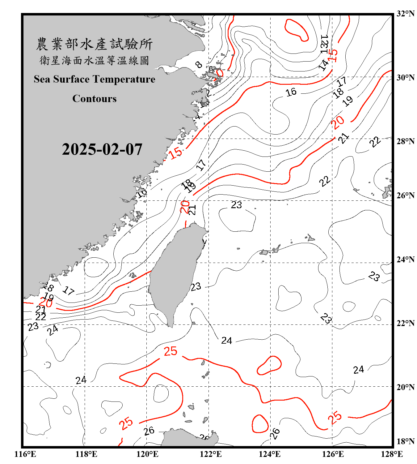 domain-taiwan_20250207090000-JPL-L4_GHRSST-SSTfnd-MUR-GLOB-v02.0-fv04.1.nc_contour_only