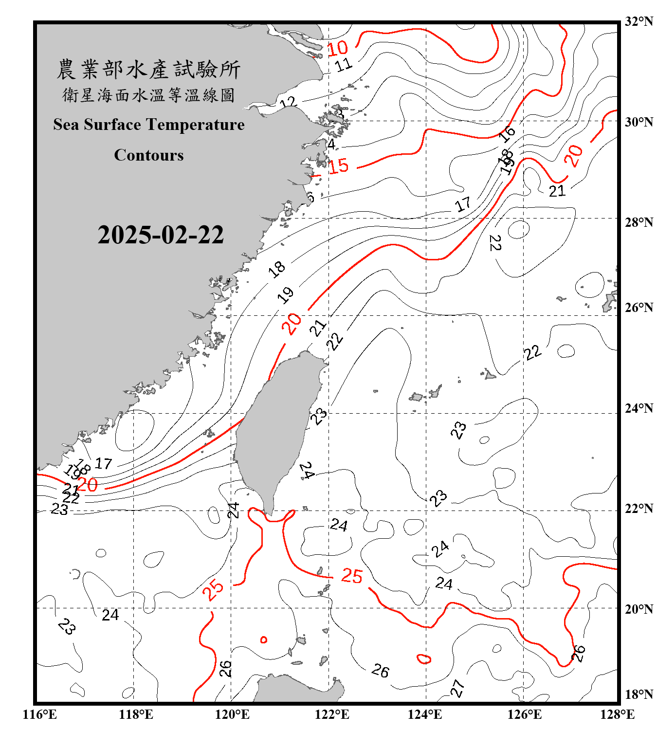 domain-taiwan_20250222090000-JPL-L4_GHRSST-SSTfnd-MUR-GLOB-v02.0-fv04.1.nc_contour_only
