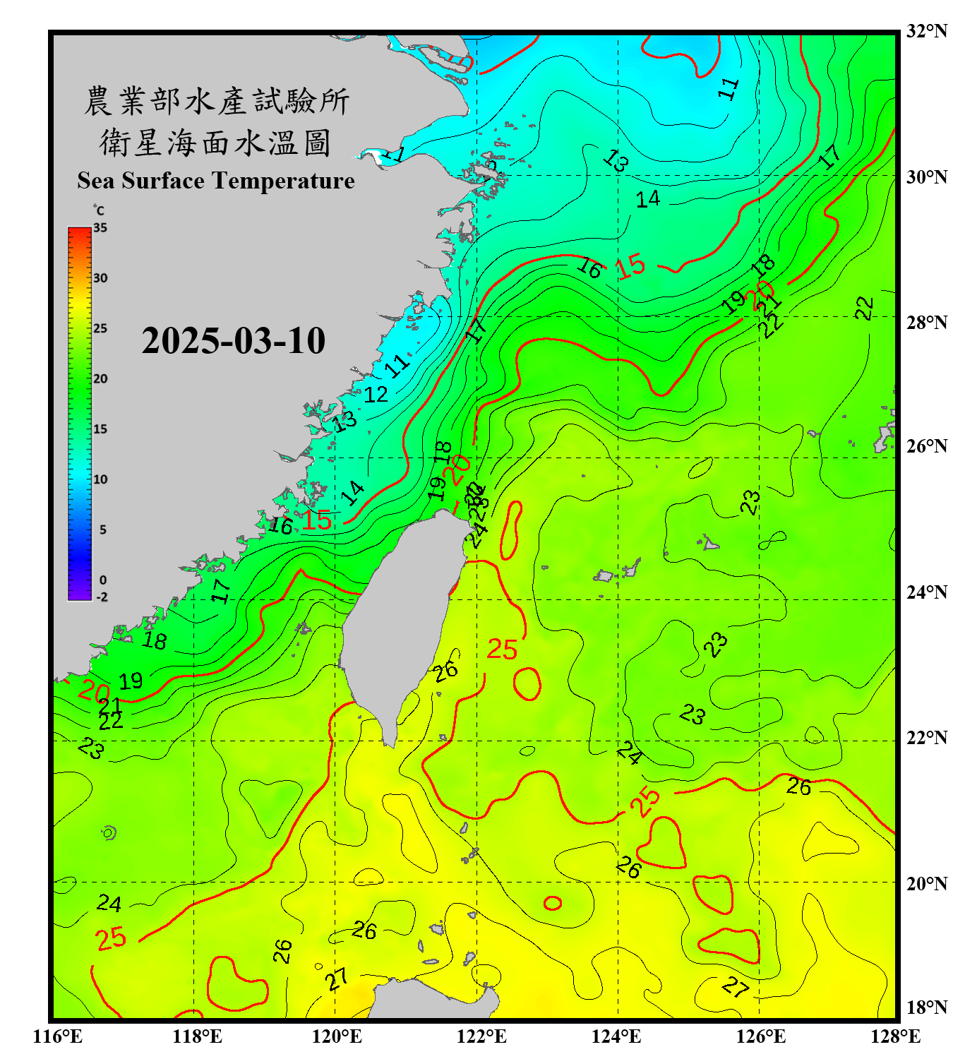 domain-taiwan_20250310090000-JPL-L4_GHRSST-SSTfnd-MUR-GLOB-v02.0-fv04.1.nc_contour