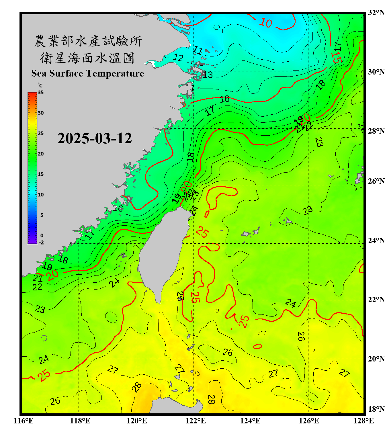 domain-taiwan_20250312090000-JPL-L4_GHRSST-SSTfnd-MUR-GLOB-v02.0-fv04.1.nc_contour
