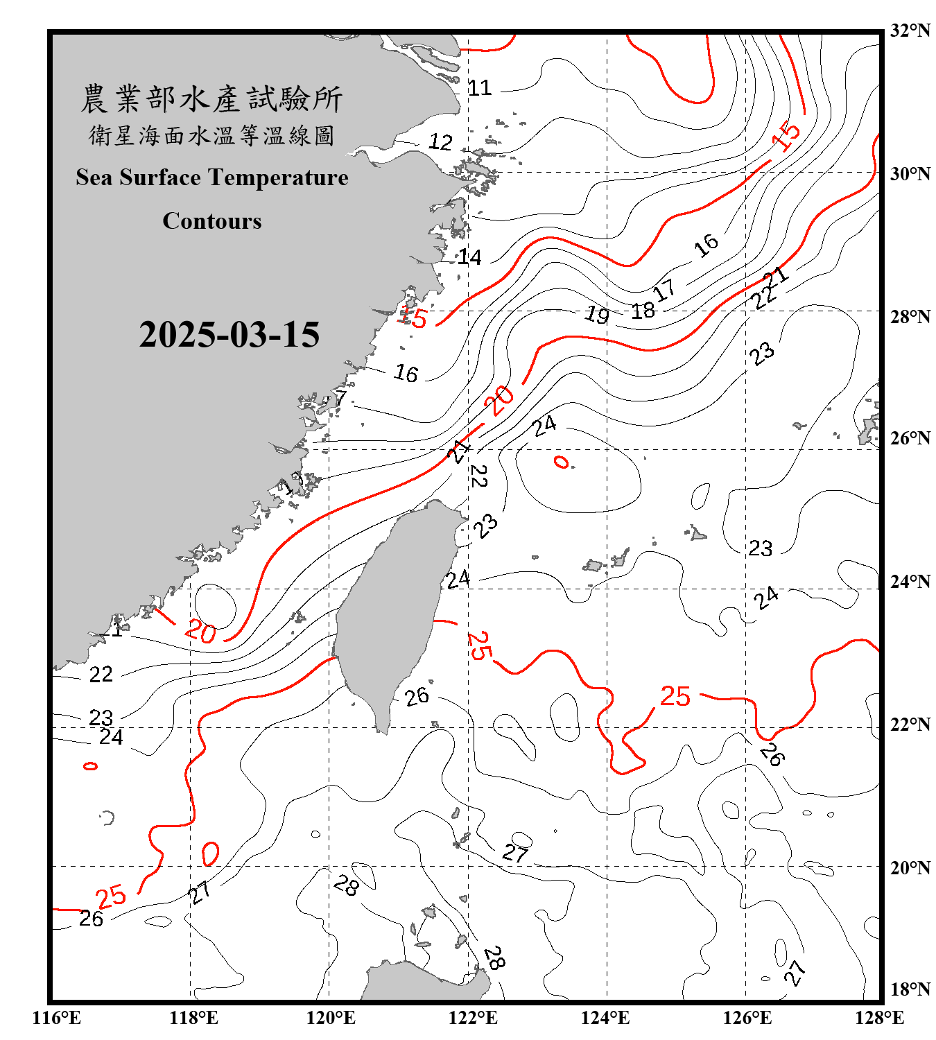 domain-taiwan_20250315090000-JPL-L4_GHRSST-SSTfnd-MUR-GLOB-v02.0-fv04.1.nc_contour_only