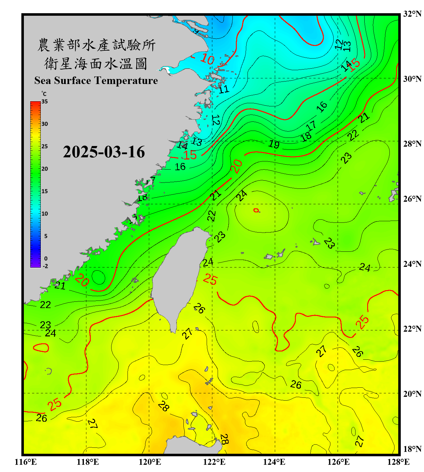 domain-taiwan_20250316090000-JPL-L4_GHRSST-SSTfnd-MUR-GLOB-v02.0-fv04.1.nc_contour