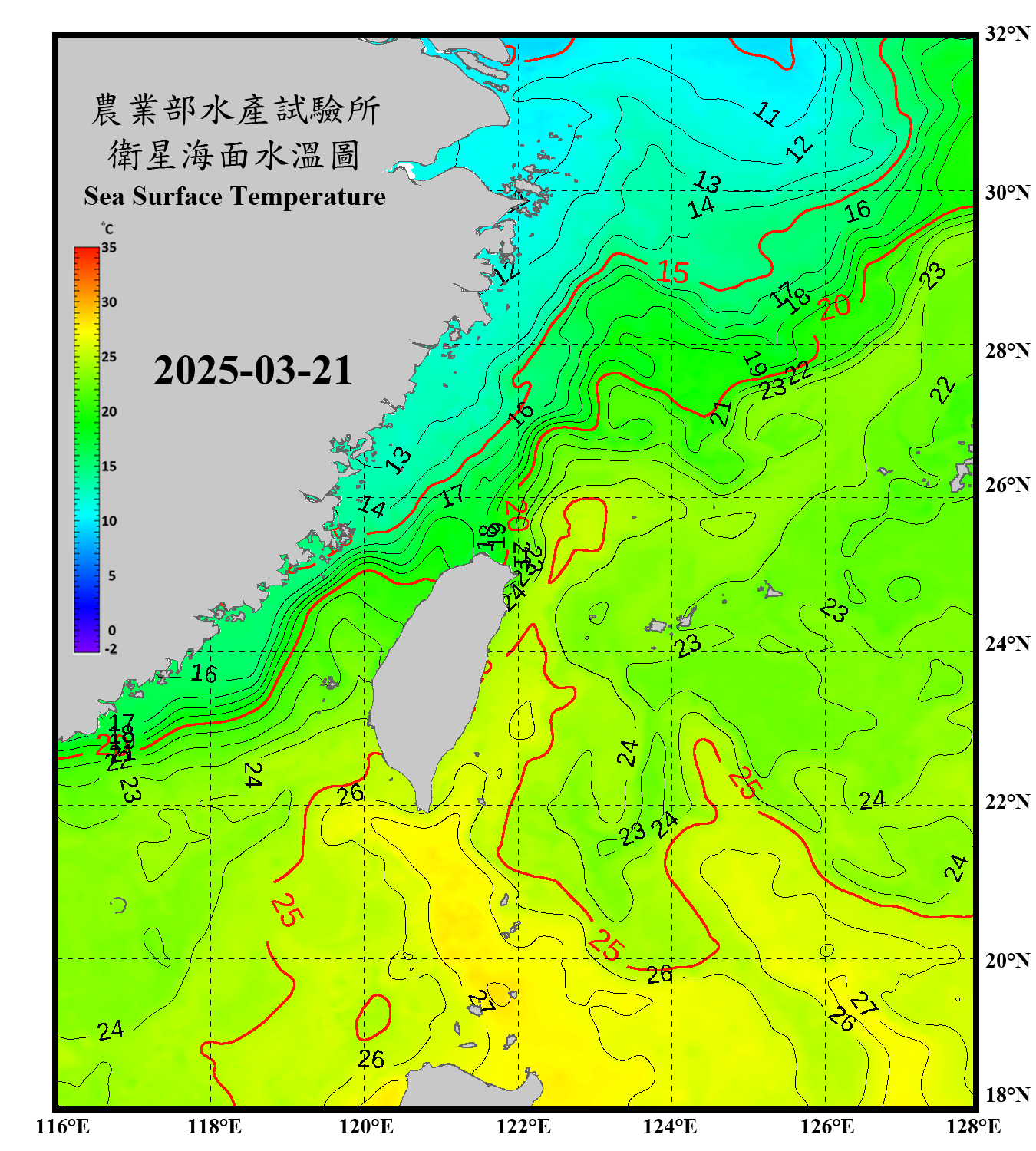 domain-taiwan_20250321090000-JPL-L4_GHRSST-SSTfnd-MUR-GLOB-v02.0-fv04.1.nc_contour