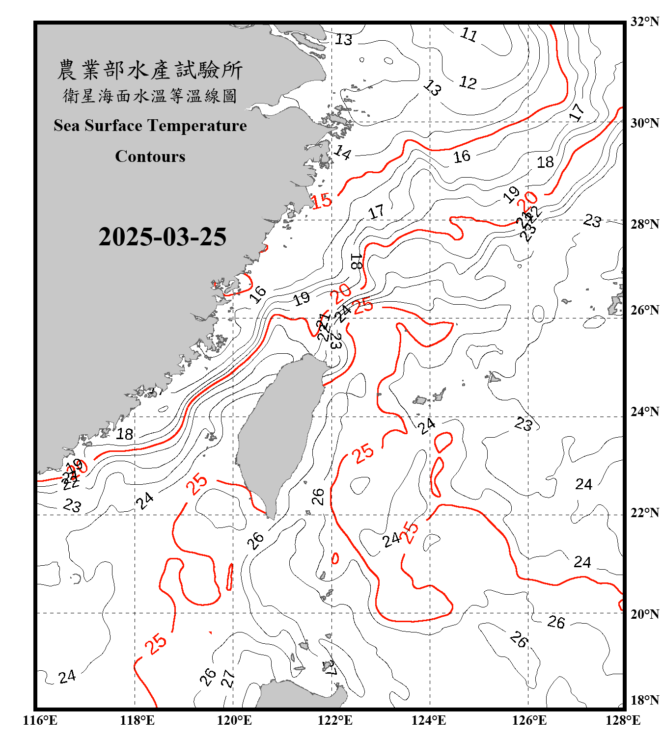 domain-taiwan_20250325090000-JPL-L4_GHRSST-SSTfnd-MUR-GLOB-v02.0-fv04.1.nc_contour_only