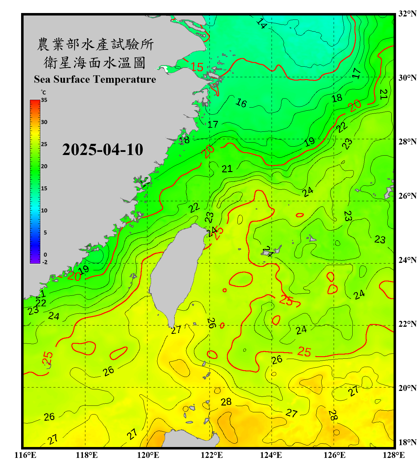 domain-taiwan_20250410090000-JPL-L4_GHRSST-SSTfnd-MUR-GLOB-v02.0-fv04.1.nc_contour