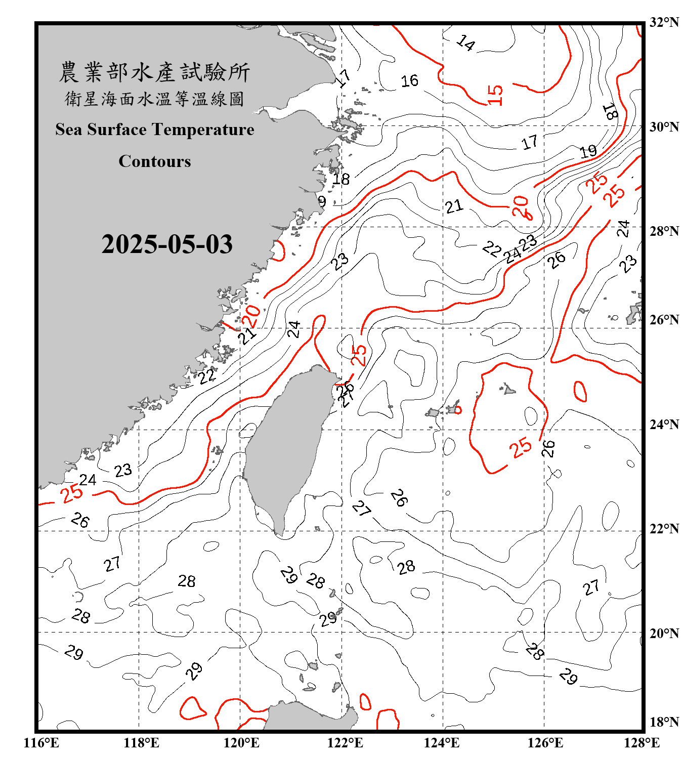domain-taiwan_20250503090000-JPL-L4_GHRSST-SSTfnd-MUR-GLOB-v02.0-fv04.1.nc_contour_only
