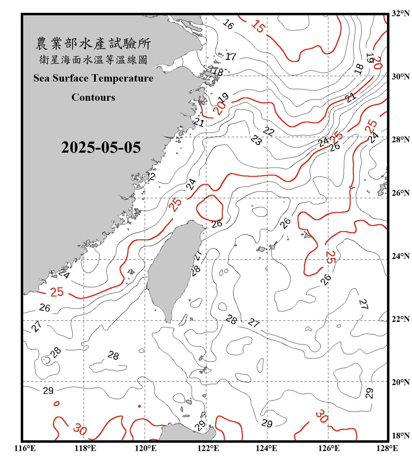 domain-taiwan_20250505090000-JPL-L4_GHRSST-SSTfnd-MUR-GLOB-v02.0-fv04.1.nc_contour_only