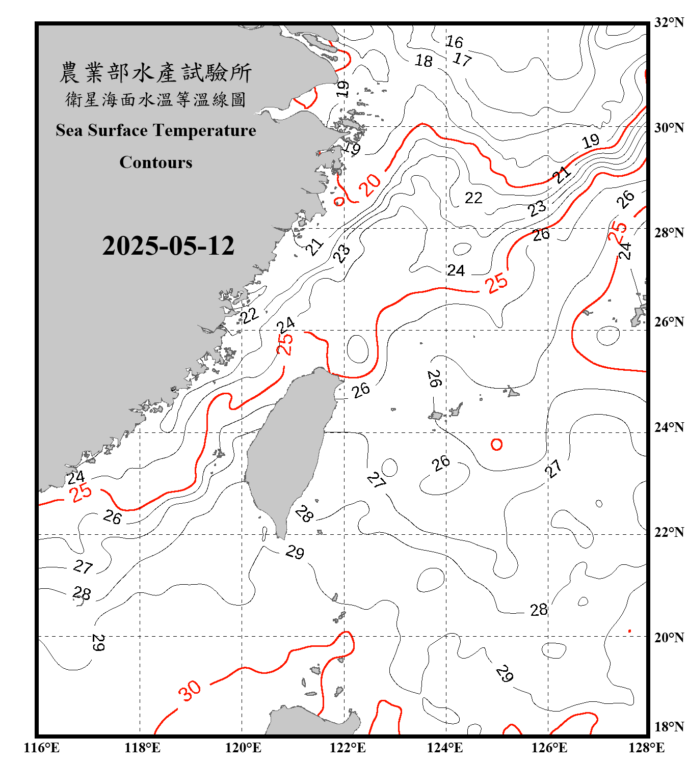 domain-taiwan_20250512090000-JPL-L4_GHRSST-SSTfnd-MUR-GLOB-v02.0-fv04.1.nc_contour_only