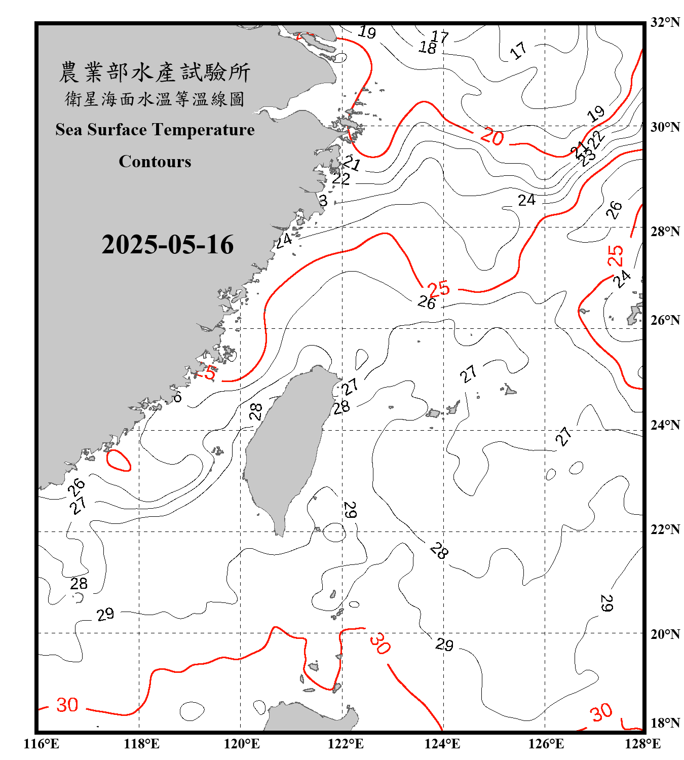 domain-taiwan_20250516090000-JPL-L4_GHRSST-SSTfnd-MUR-GLOB-v02.0-fv04.1.nc_contour_only