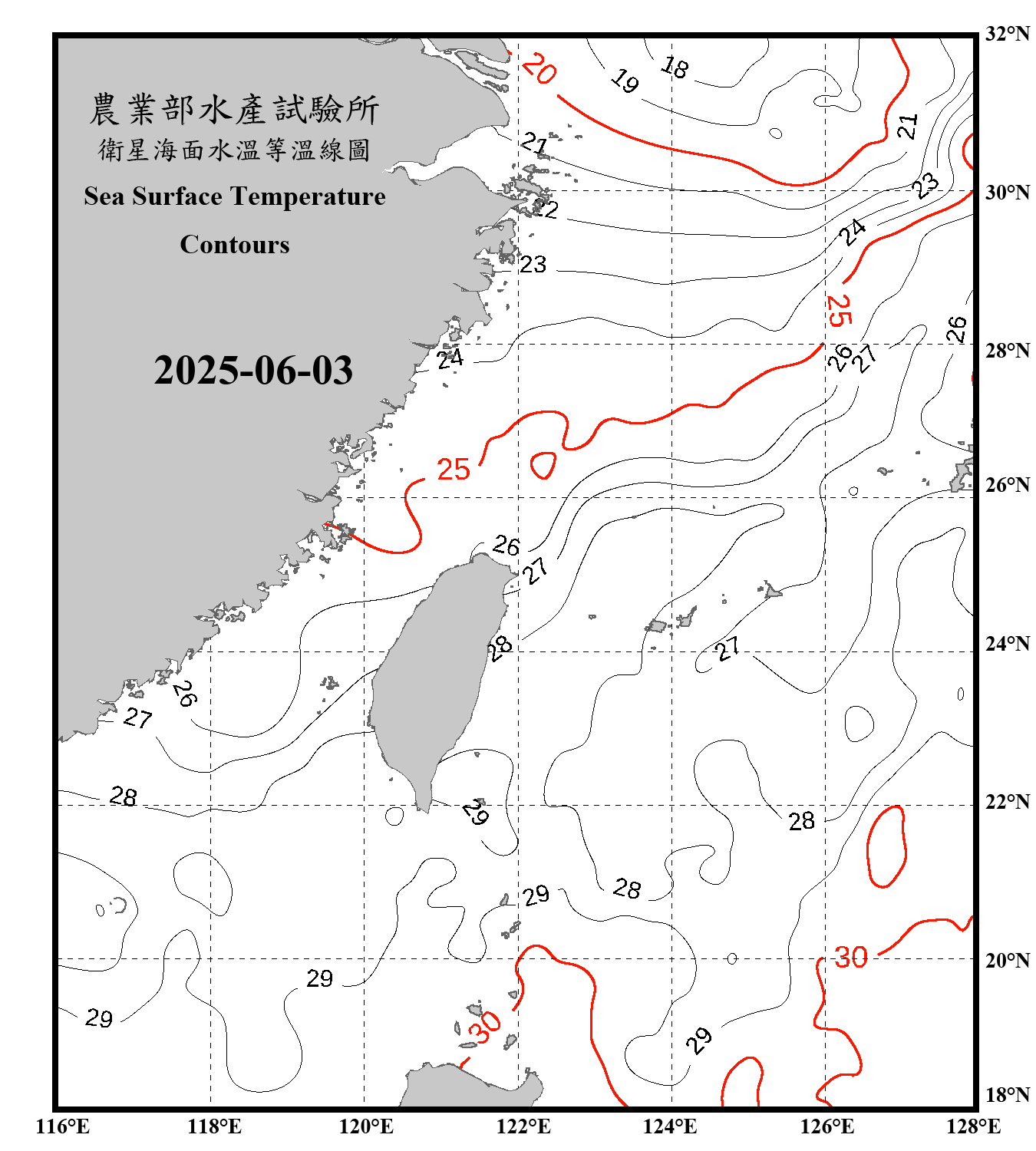 domain-taiwan_20250603090000-JPL-L4_GHRSST-SSTfnd-MUR-GLOB-v02.0-fv04.1.nc_contour_only