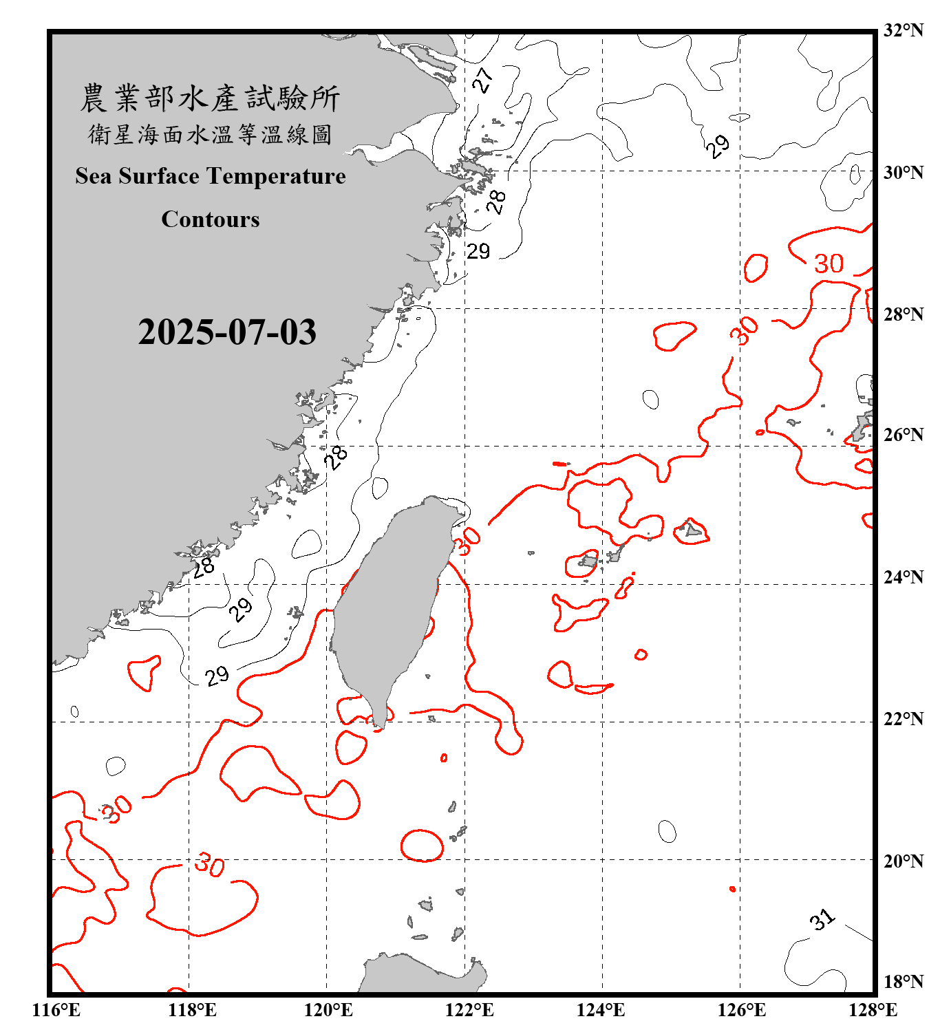 domain-taiwan_20250703090000-JPL-L4_GHRSST-SSTfnd-MUR-GLOB-v02.0-fv04.1.nc_contour_only