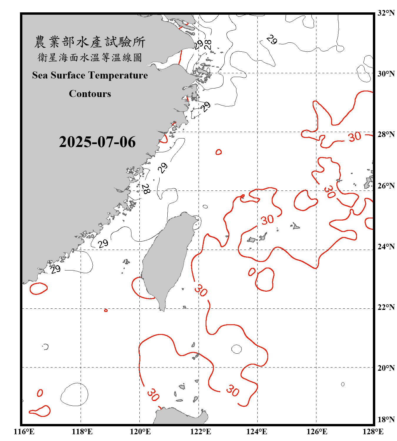 domain-taiwan_20250706090000-JPL-L4_GHRSST-SSTfnd-MUR-GLOB-v02.0-fv04.1.nc_contour_only