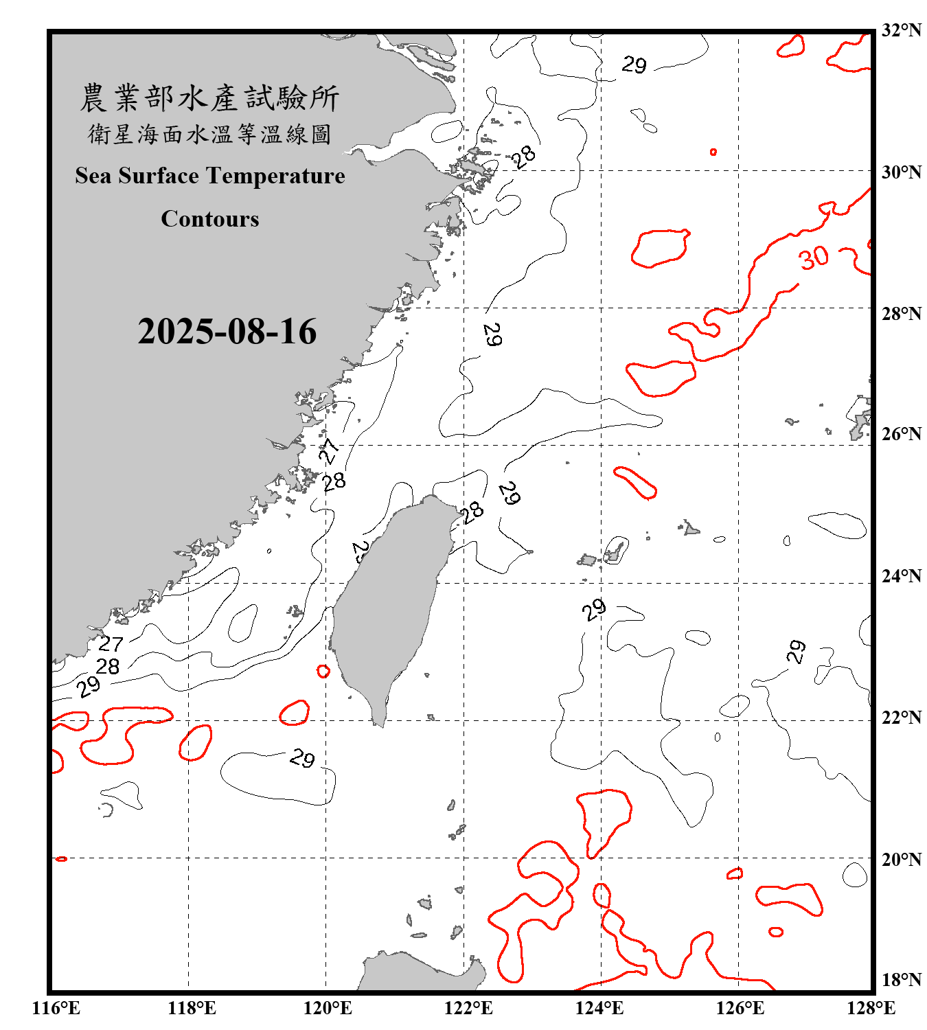 domain-taiwan_20250816090000-JPL-L4_GHRSST-SSTfnd-MUR-GLOB-v02.0-fv04.1.nc_contour_only