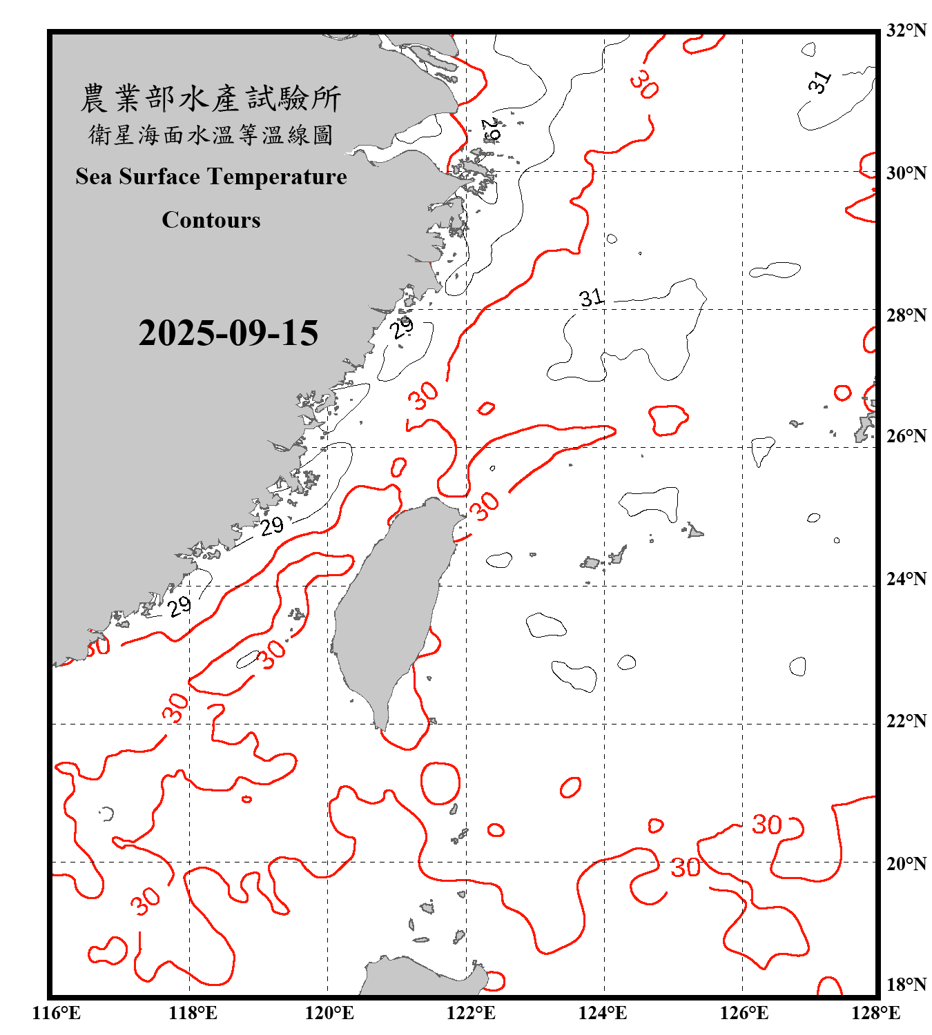 domain-taiwan_20250915090000-JPL-L4_GHRSST-SSTfnd-MUR-GLOB-v02.0-fv04.1.nc_contour_only