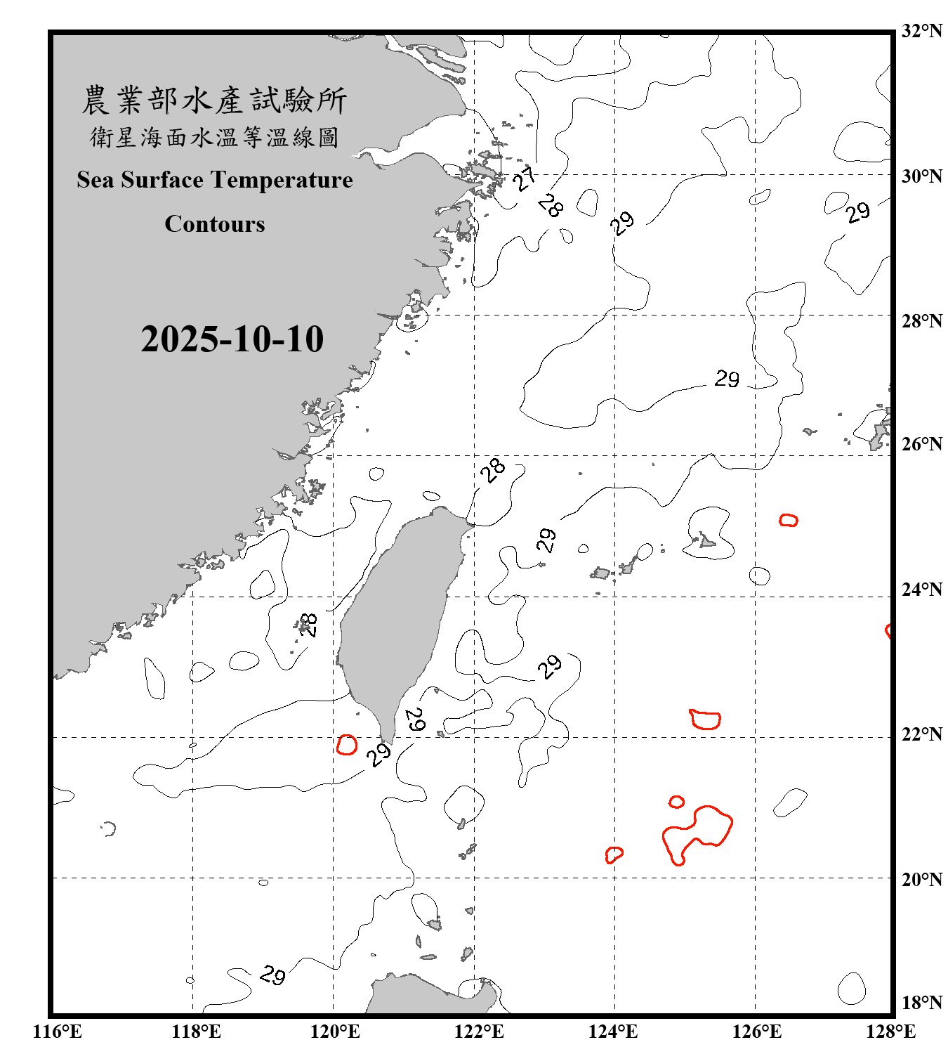 domain-taiwan_20251010090000-JPL-L4_GHRSST-SSTfnd-MUR-GLOB-v02.0-fv04.1.nc_contour_only