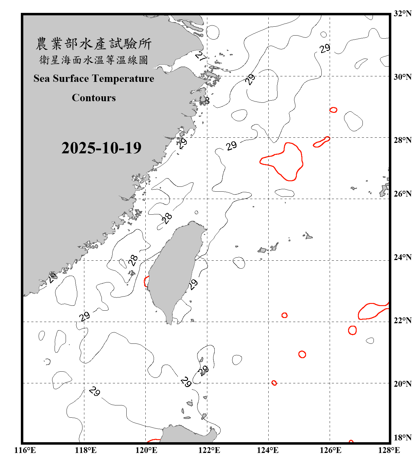 domain-taiwan_20251019090000-JPL-L4_GHRSST-SSTfnd-MUR-GLOB-v02.0-fv04.1.nc_contour_only