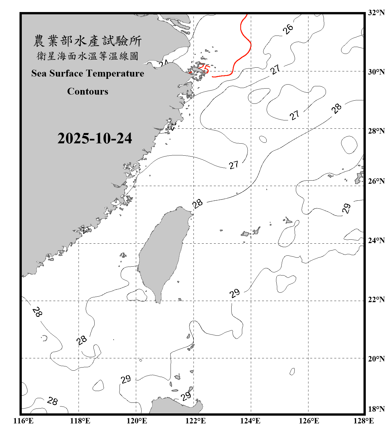 domain-taiwan_20251024090000-JPL-L4_GHRSST-SSTfnd-MUR-GLOB-v02.0-fv04.1.nc_contour_only