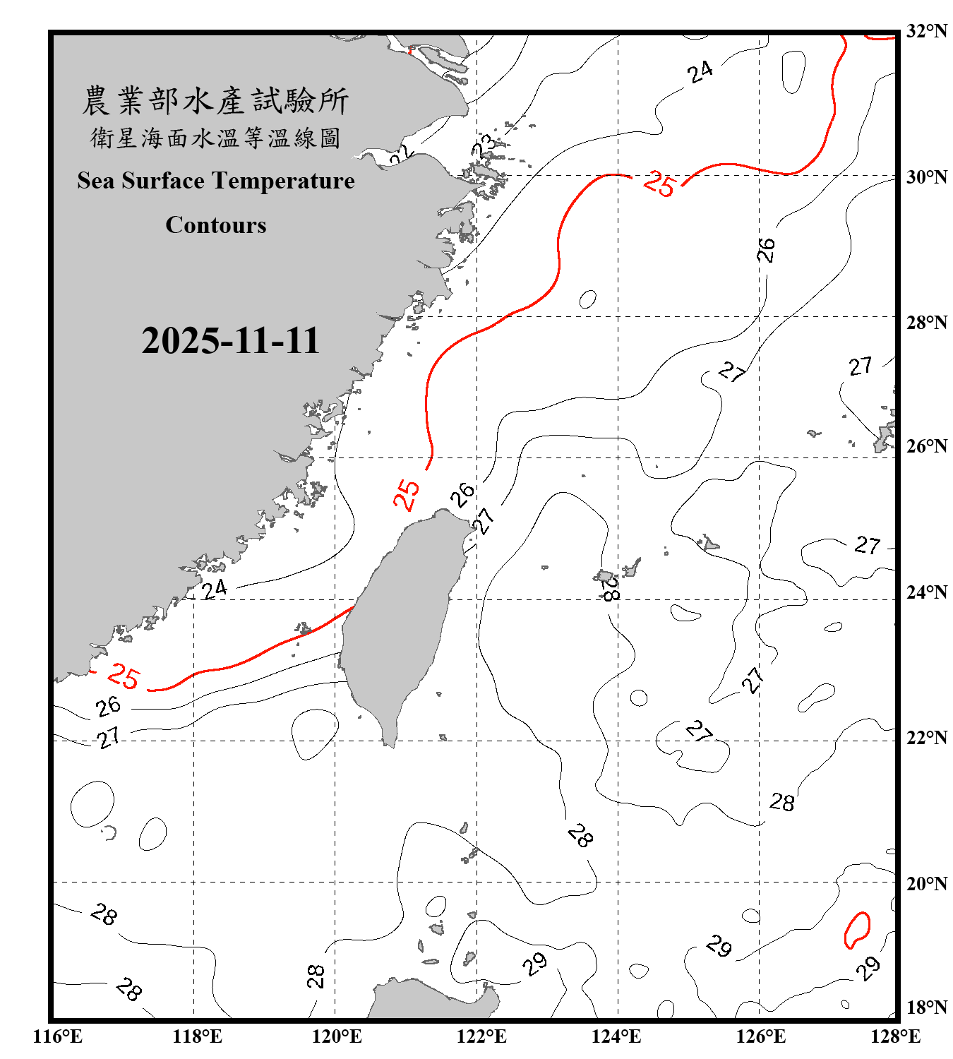 domain-taiwan_20251111090000-JPL-L4_GHRSST-SSTfnd-MUR-GLOB-v02.0-fv04.1.nc_contour_only