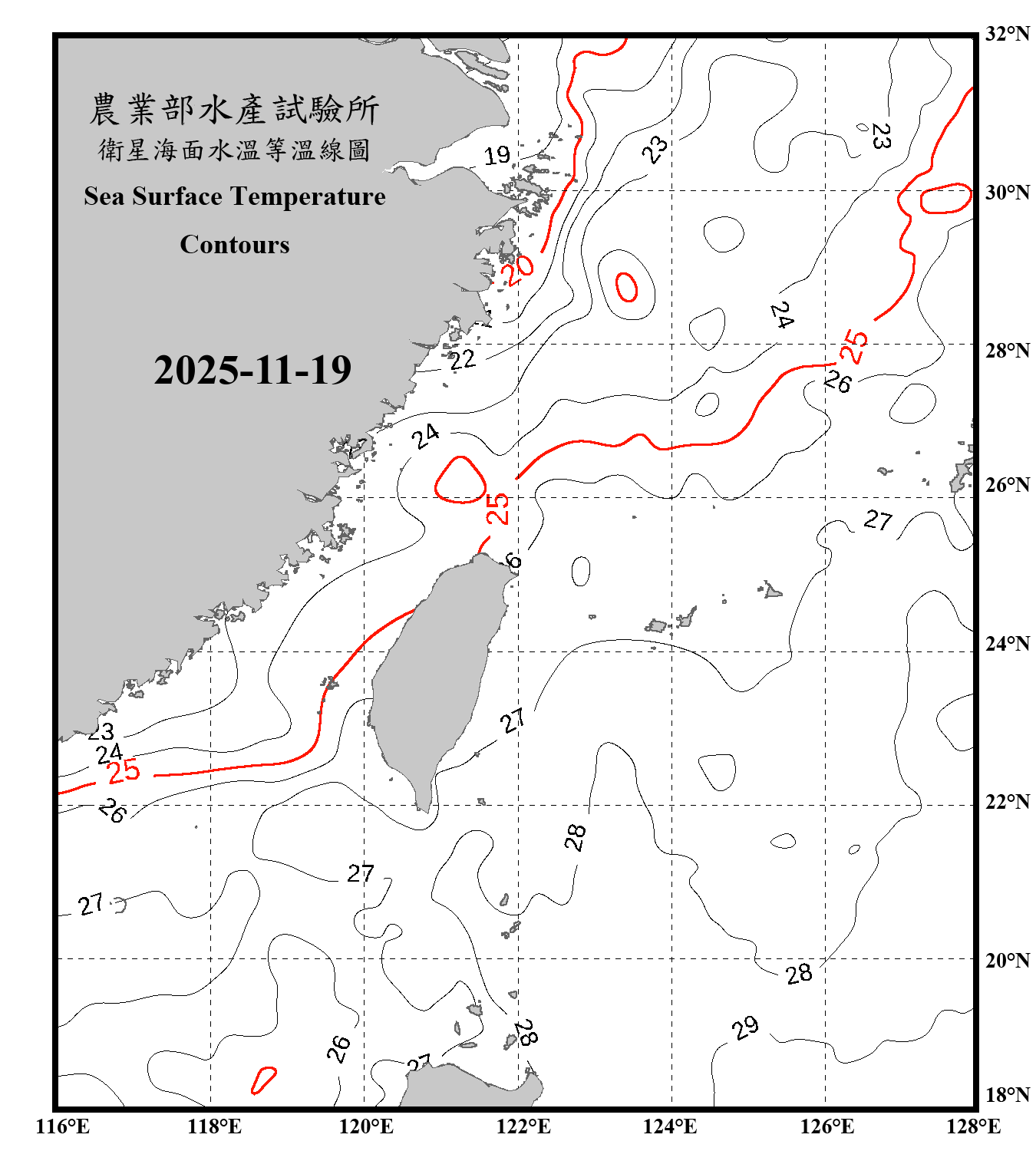 domain-taiwan_20251119090000-JPL-L4_GHRSST-SSTfnd-MUR-GLOB-v02.0-fv04.1.nc_contour_only