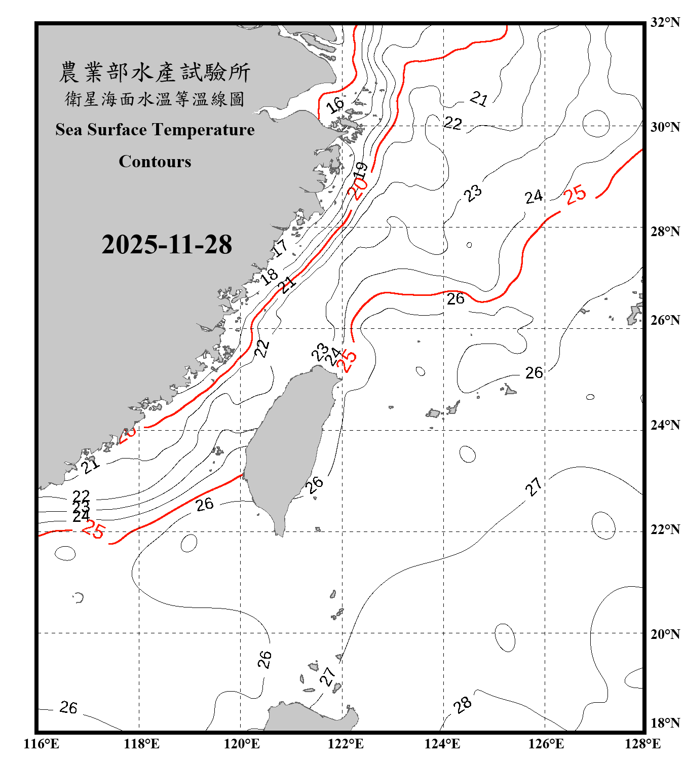 domain-taiwan_20251128090000-JPL-L4_GHRSST-SSTfnd-MUR-GLOB-v02.0-fv04.1.nc_contour_only