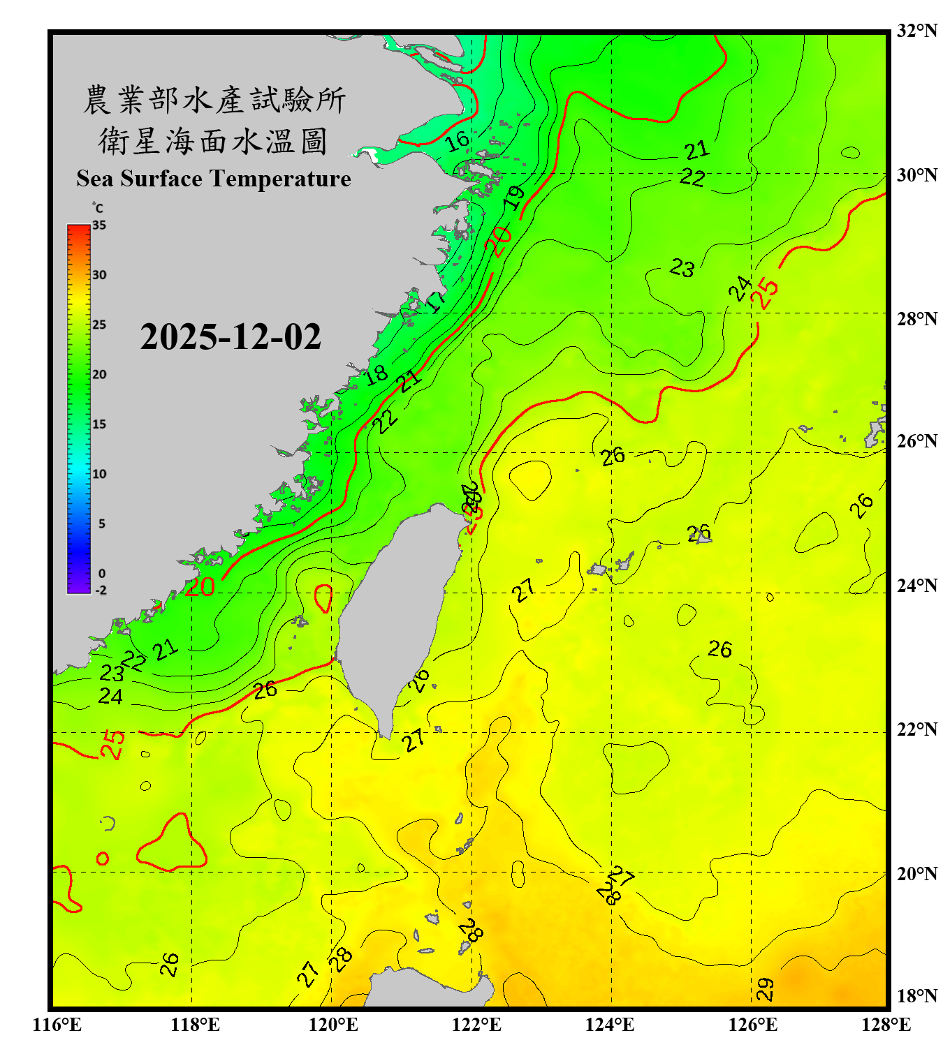 domain-taiwan_20251202090000-JPL-L4_GHRSST-SSTfnd-MUR-GLOB-v02.0-fv04.1.nc_contour