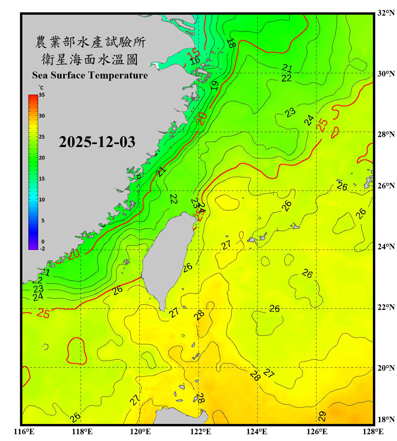 domain-taiwan_20251203090000-JPL-L4_GHRSST-SSTfnd-MUR-GLOB-v02.0-fv04.1.nc_contour