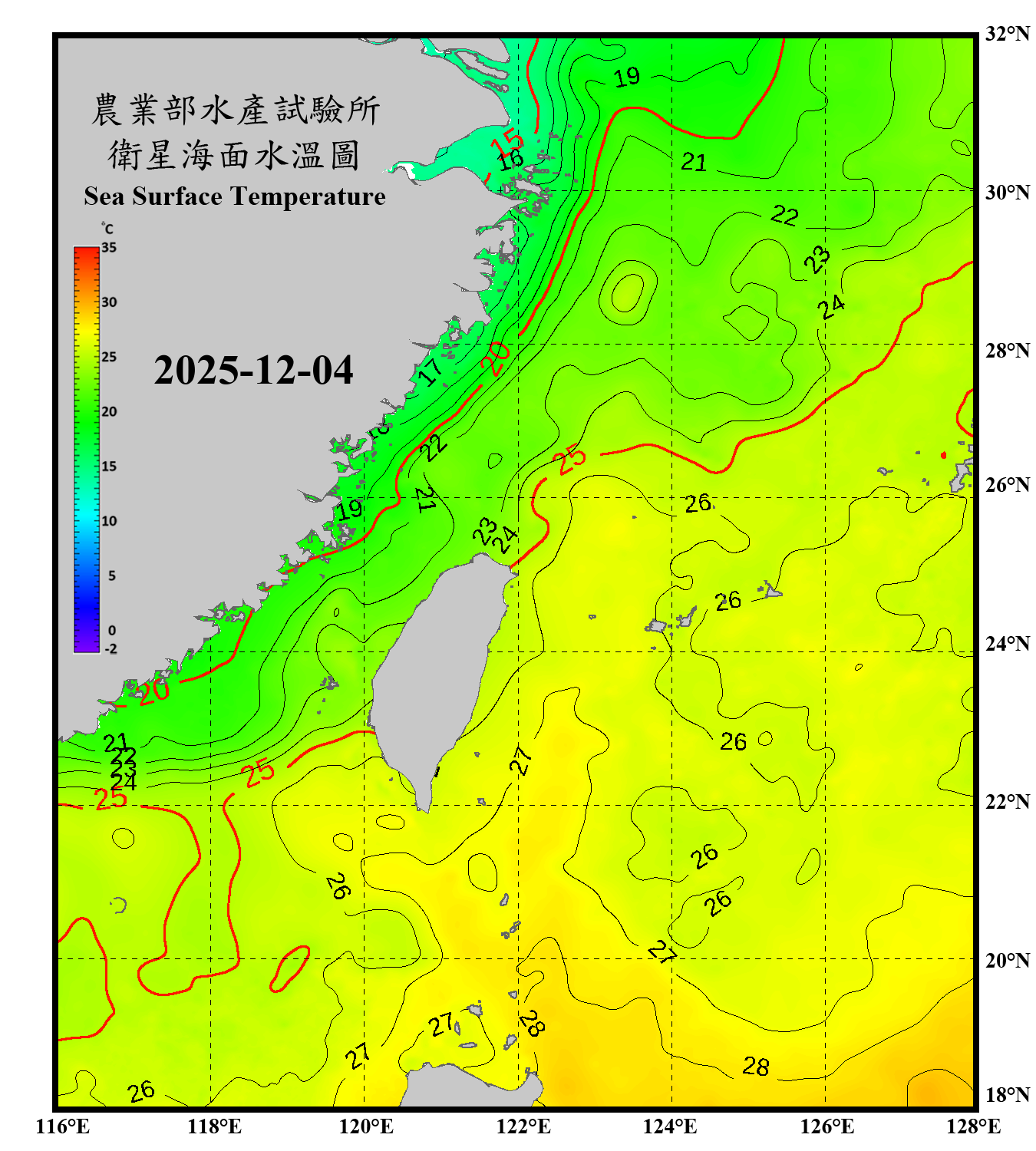 domain-taiwan_20251204090000-JPL-L4_GHRSST-SSTfnd-MUR-GLOB-v02.0-fv04.1.nc_contour
