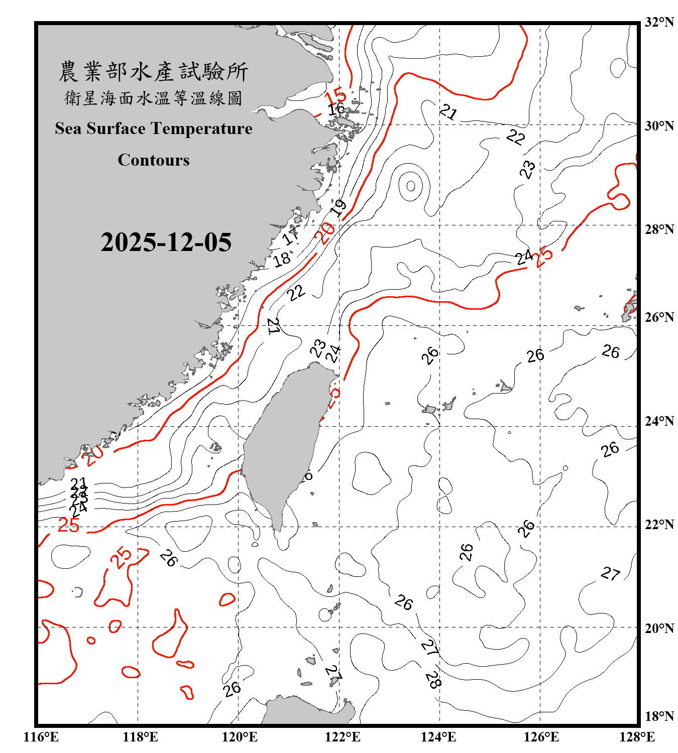 domain-taiwan_20251205090000-JPL-L4_GHRSST-SSTfnd-MUR-GLOB-v02.0-fv04.1.nc_contour_only