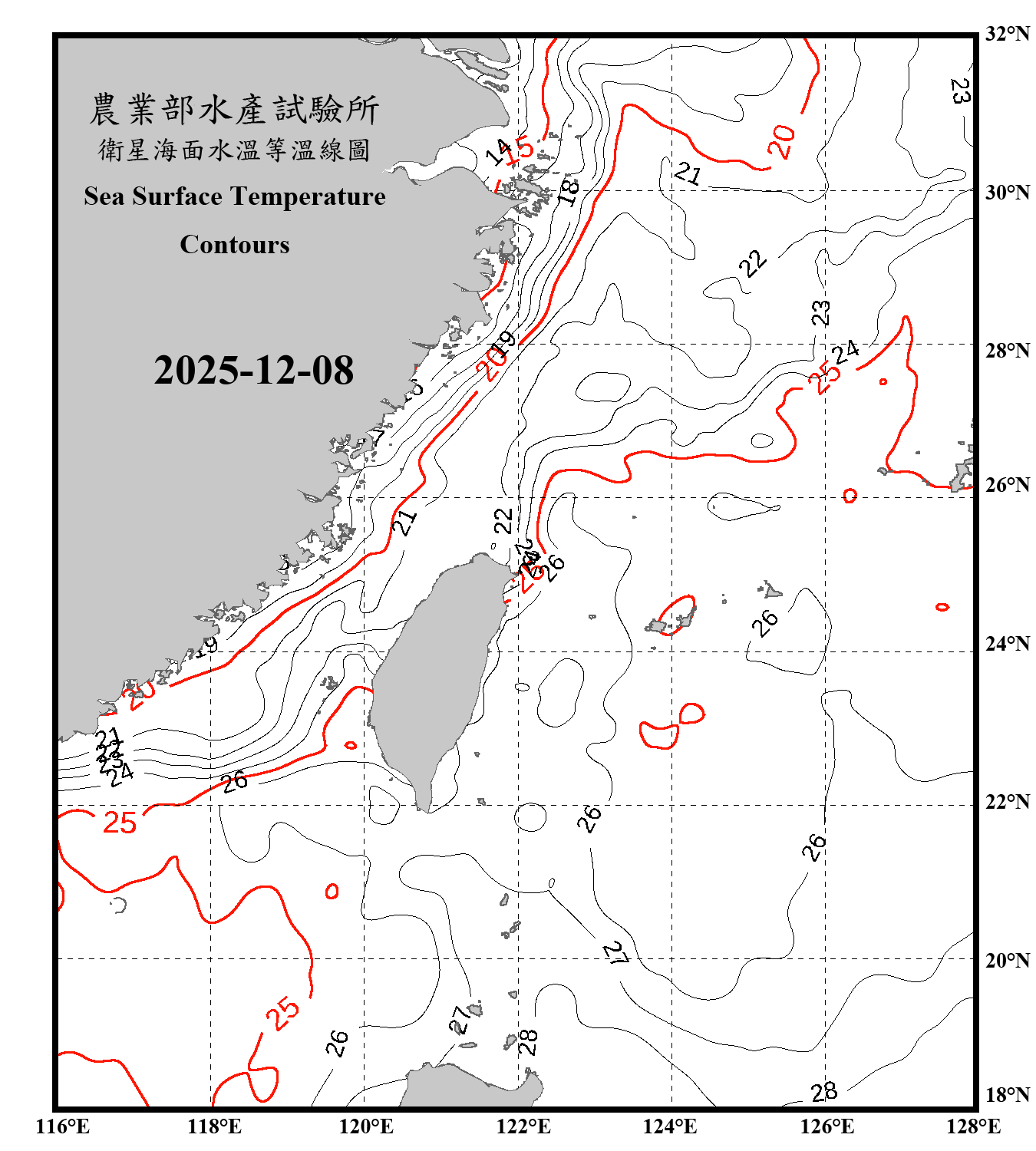 domain-taiwan_20251208090000-JPL-L4_GHRSST-SSTfnd-MUR-GLOB-v02.0-fv04.1.nc_contour_only