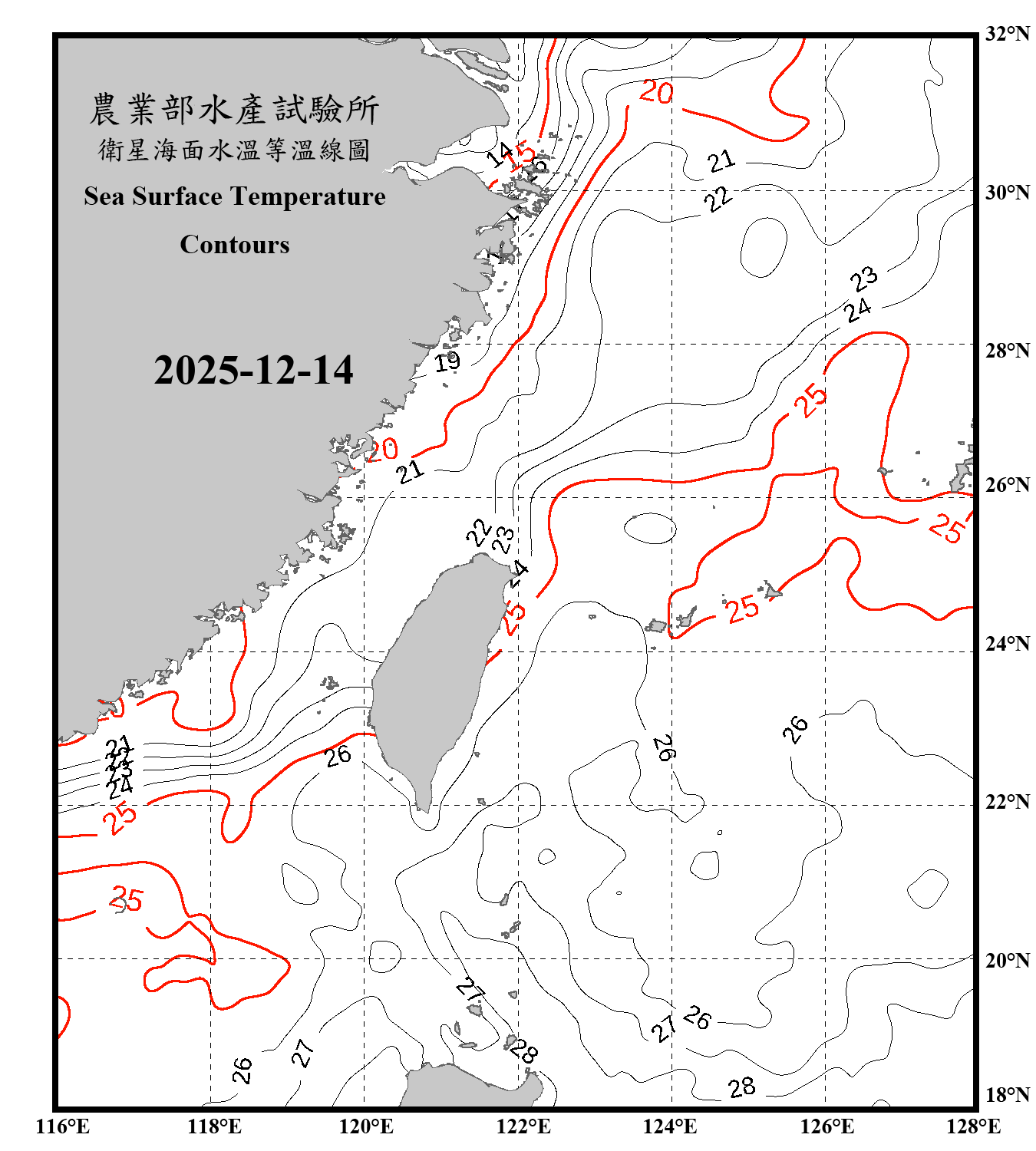 domain-taiwan_20251214090000-JPL-L4_GHRSST-SSTfnd-MUR-GLOB-v02.0-fv04.1.nc_contour_only