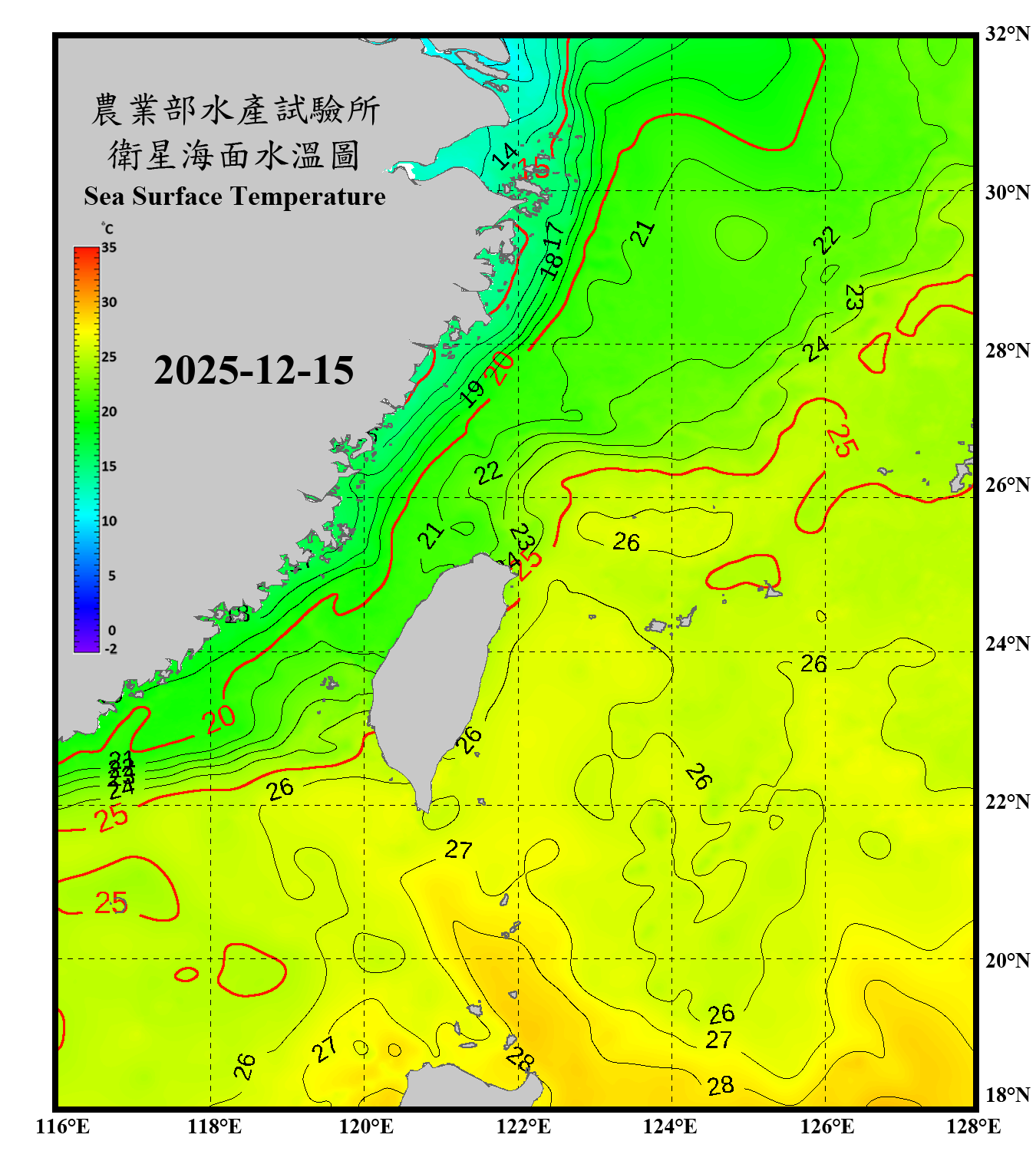 domain-taiwan_20251215090000-JPL-L4_GHRSST-SSTfnd-MUR-GLOB-v02.0-fv04.1.nc_contour
