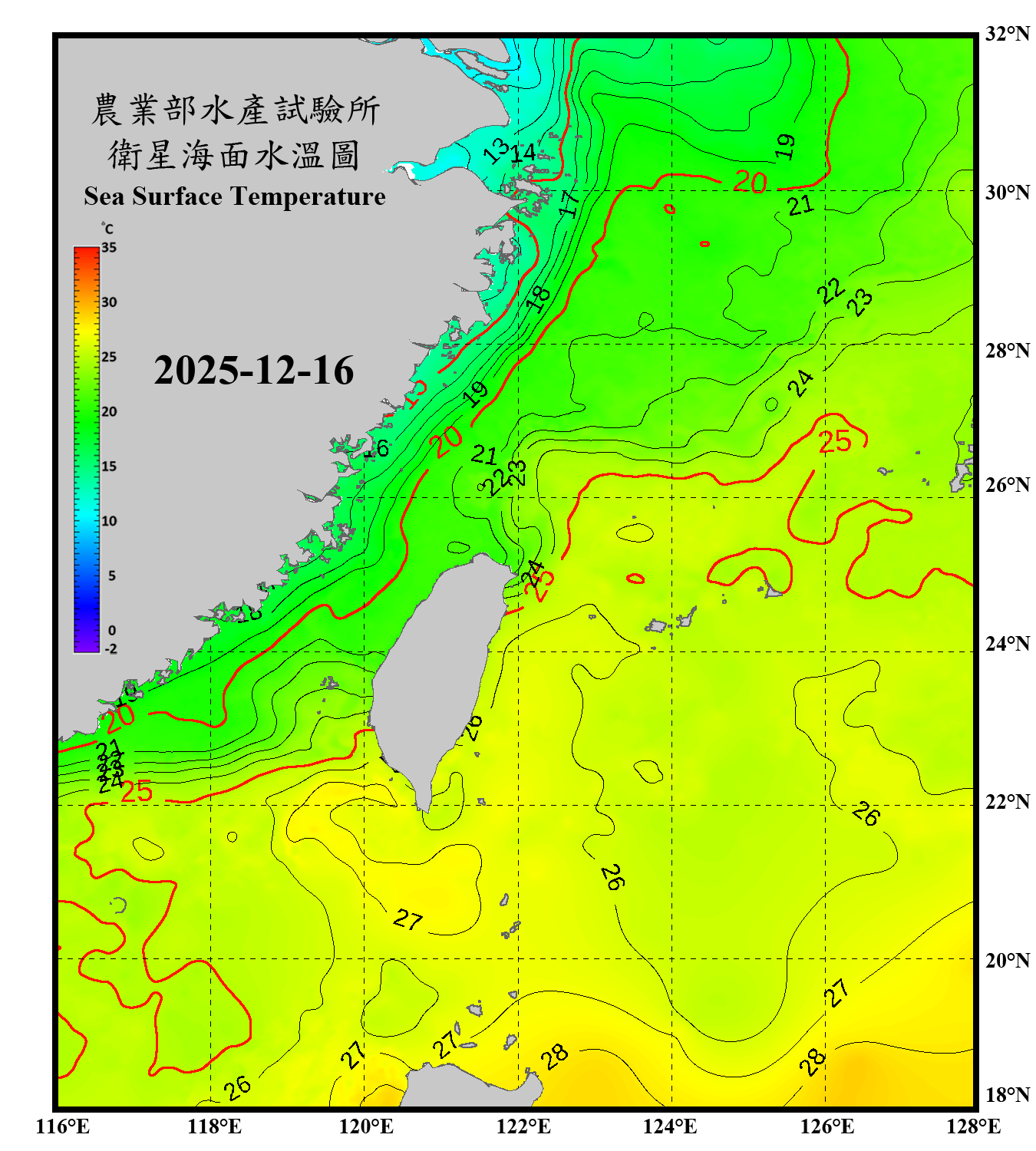 domain-taiwan_20251216090000-JPL-L4_GHRSST-SSTfnd-MUR-GLOB-v02.0-fv04.1.nc_contour