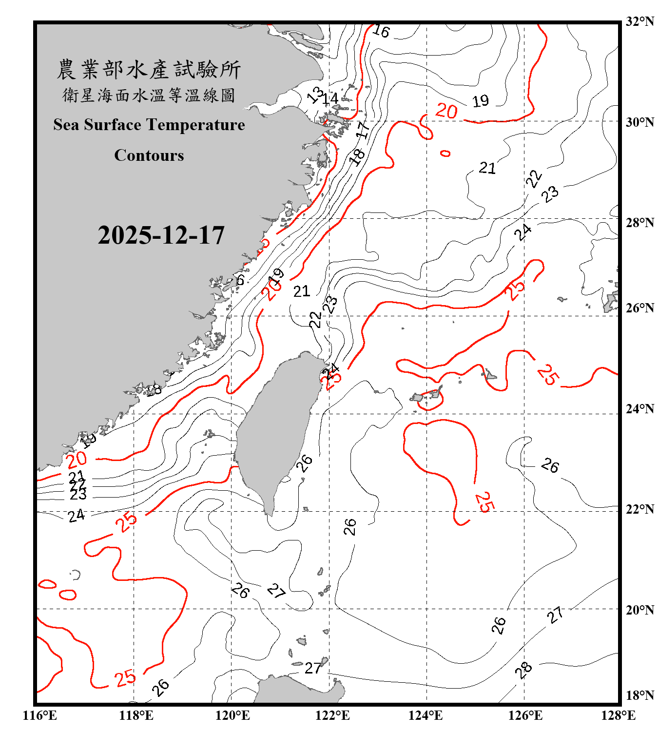 domain-taiwan_20251217090000-JPL-L4_GHRSST-SSTfnd-MUR-GLOB-v02.0-fv04.1.nc_contour_only