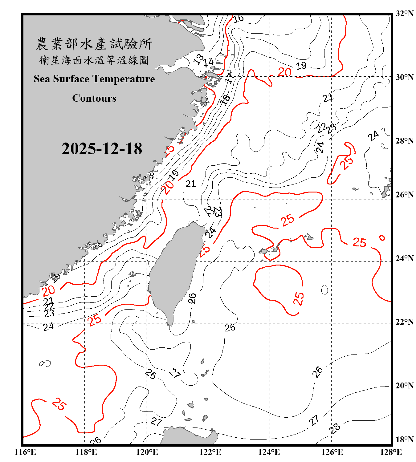 domain-taiwan_20251218090000-JPL-L4_GHRSST-SSTfnd-MUR-GLOB-v02.0-fv04.1.nc_contour_only