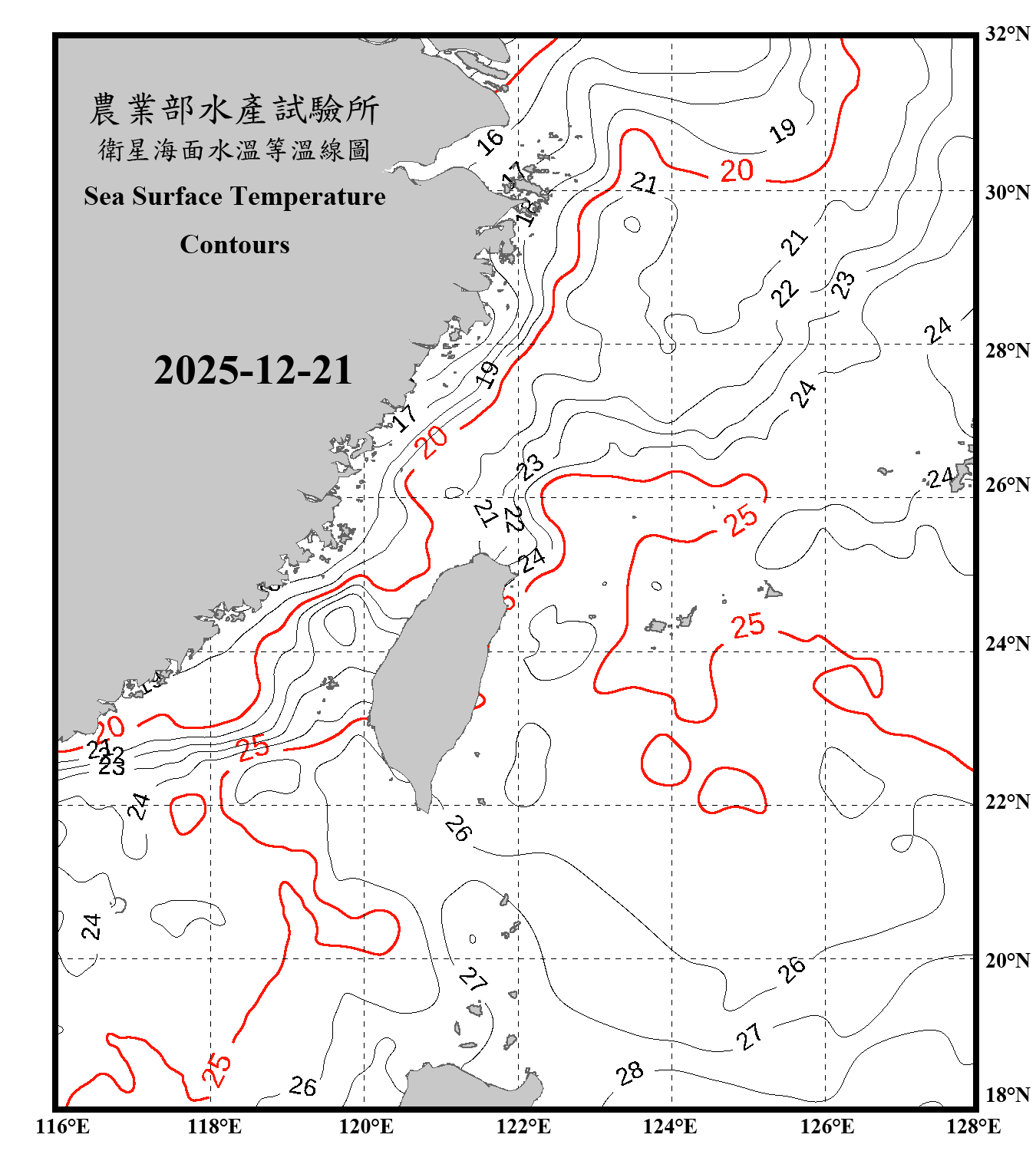 domain-taiwan_20251221090000-JPL-L4_GHRSST-SSTfnd-MUR-GLOB-v02.0-fv04.1.nc_contour_only