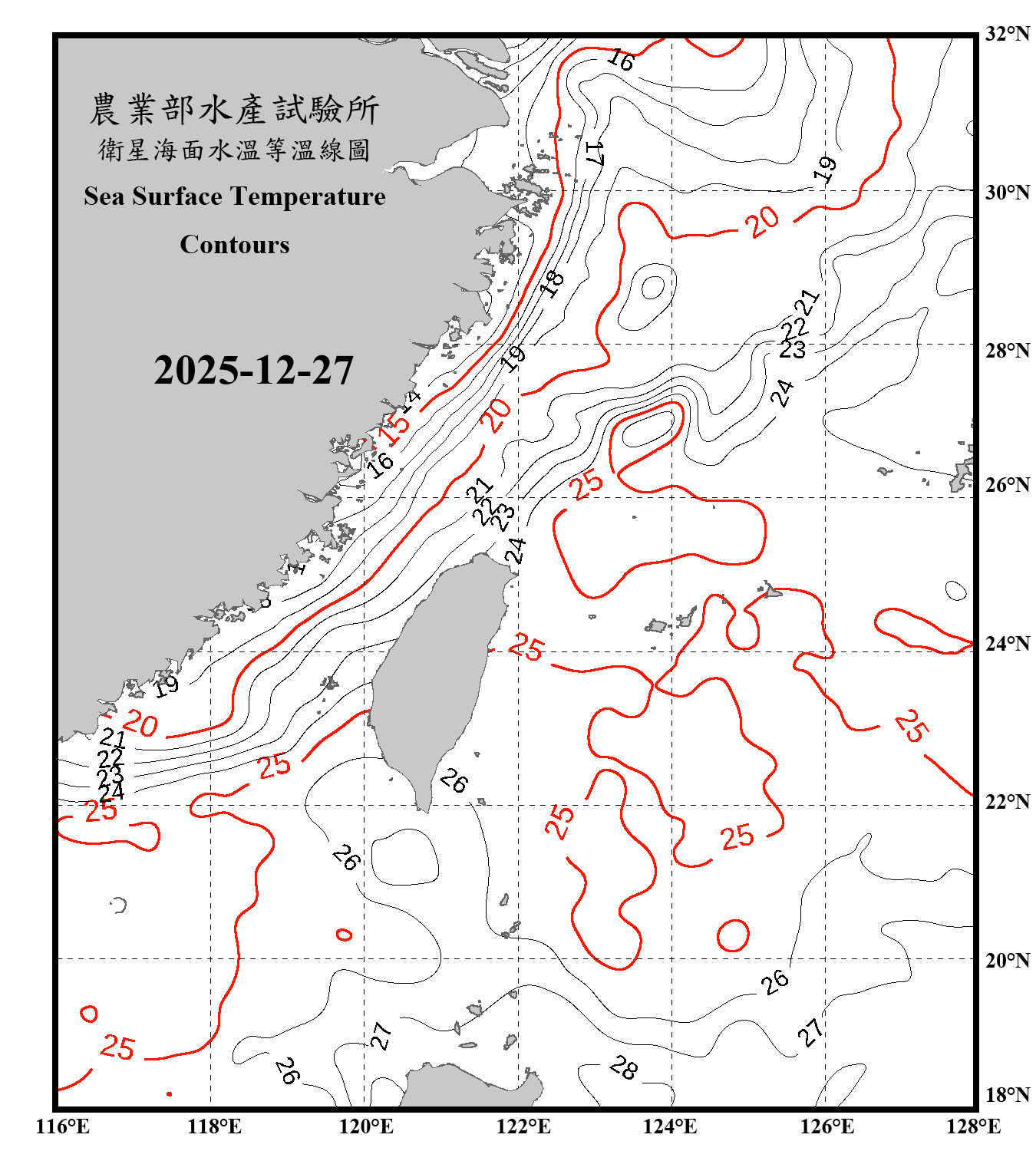 domain-taiwan_20251227090000-JPL-L4_GHRSST-SSTfnd-MUR-GLOB-v02.0-fv04.1.nc_contour_only