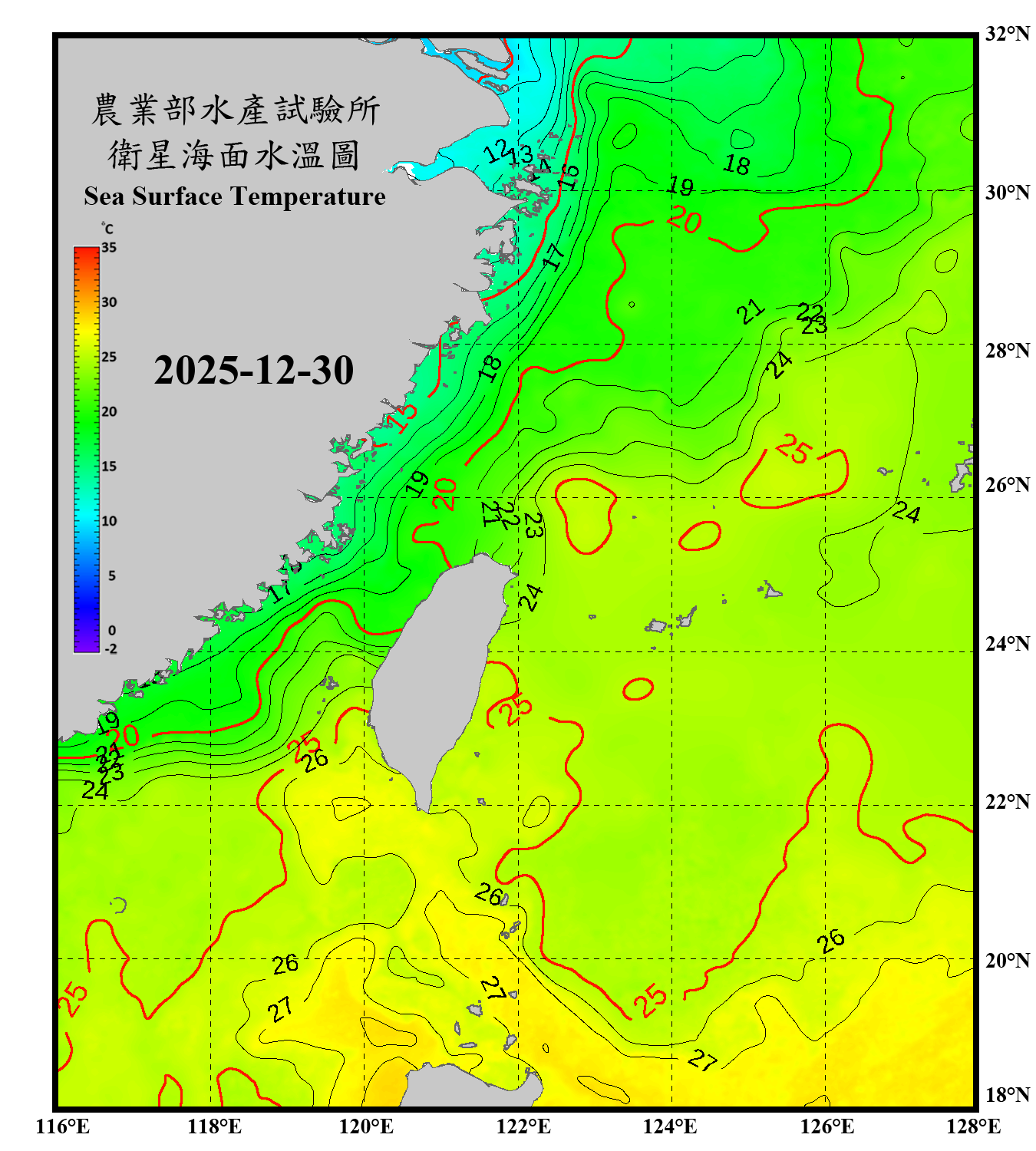 domain-taiwan_20251230090000-JPL-L4_GHRSST-SSTfnd-MUR-GLOB-v02.0-fv04.1.nc_contour