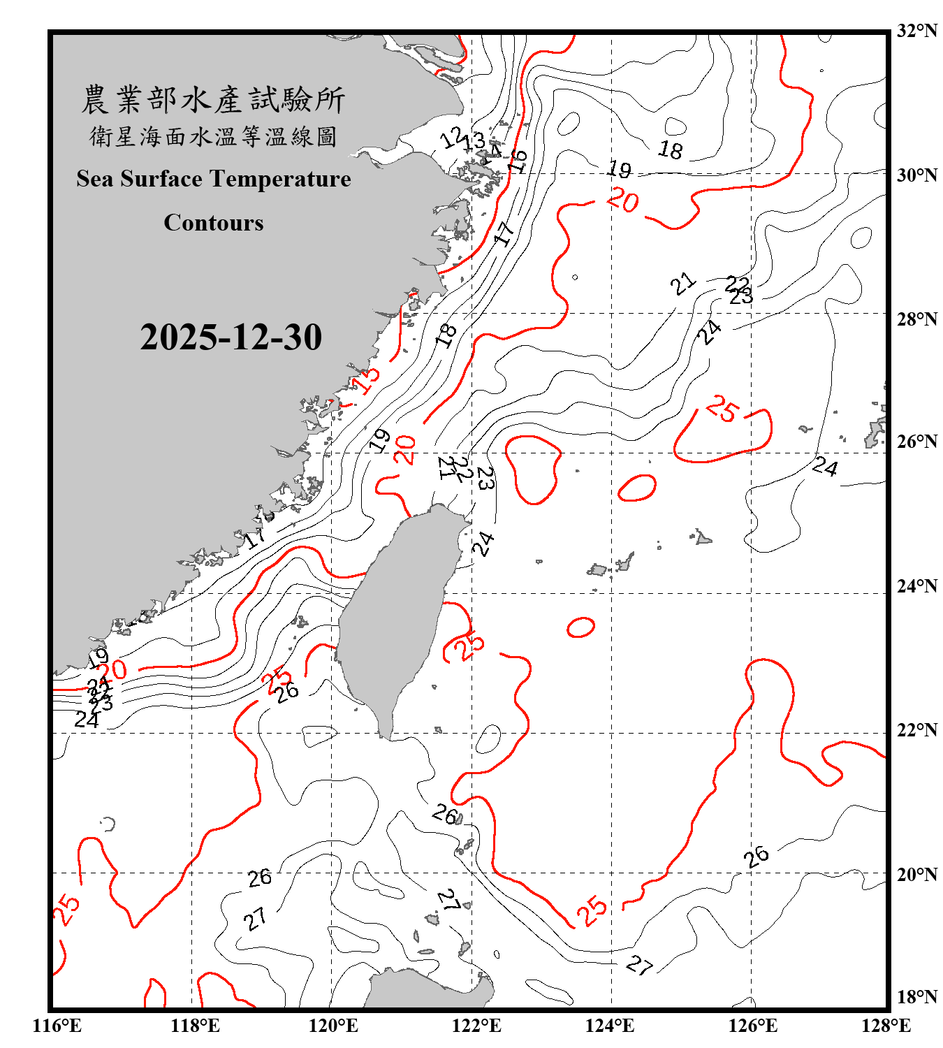 domain-taiwan_20251230090000-JPL-L4_GHRSST-SSTfnd-MUR-GLOB-v02.0-fv04.1.nc_contour_only