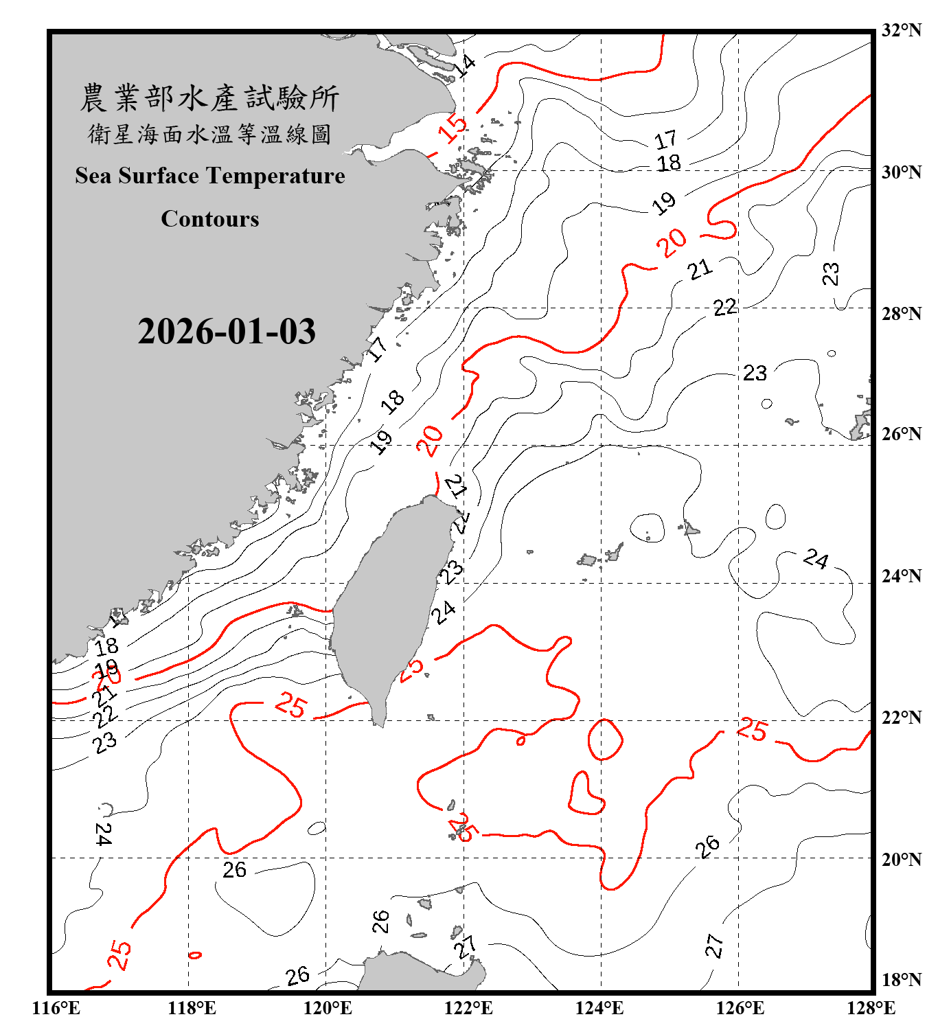 domain-taiwan_20260103090000-JPL-L4_GHRSST-SSTfnd-MUR-GLOB-v02.0-fv04.1.nc_contour_only
