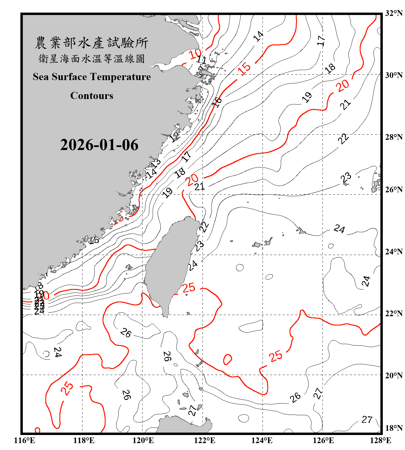 domain-taiwan_20260106090000-JPL-L4_GHRSST-SSTfnd-MUR-GLOB-v02.0-fv04.1.nc_contour_only