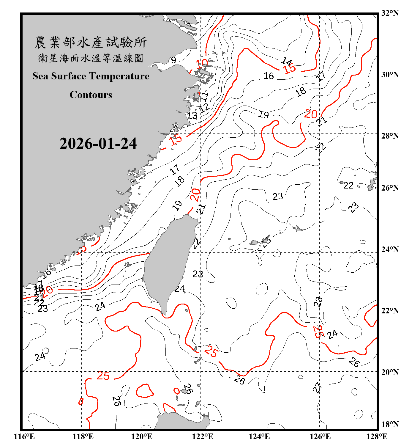 domain-taiwan_20260124090000-JPL-L4_GHRSST-SSTfnd-MUR-GLOB-v02.0-fv04.1.nc_contour_only