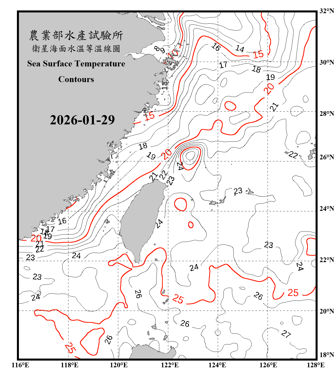 domain-taiwan_20260129090000-JPL-L4_GHRSST-SSTfnd-MUR-GLOB-v02.0-fv04.1.nc_contour_only