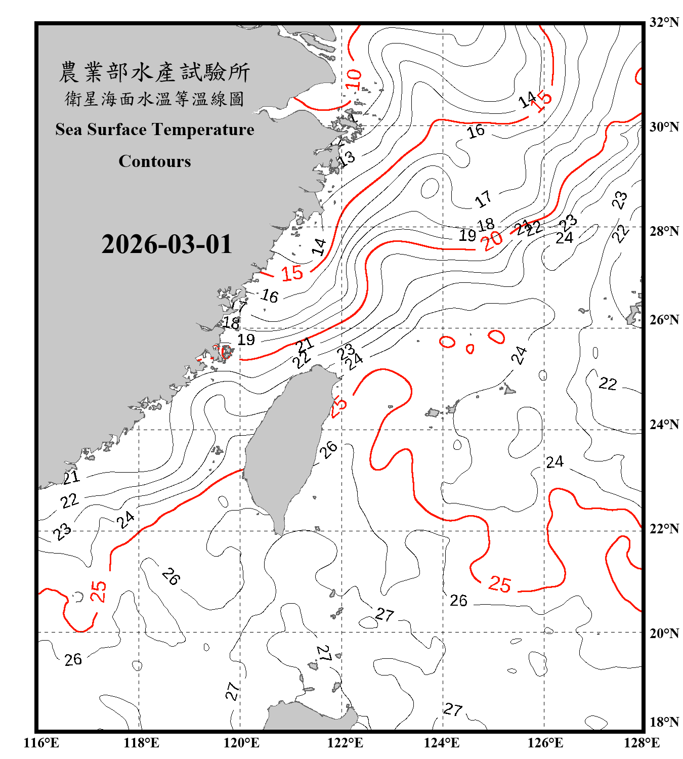 domain-taiwan_20260301090000-JPL-L4_GHRSST-SSTfnd-MUR-GLOB-v02.0-fv04.1.nc_contour_only